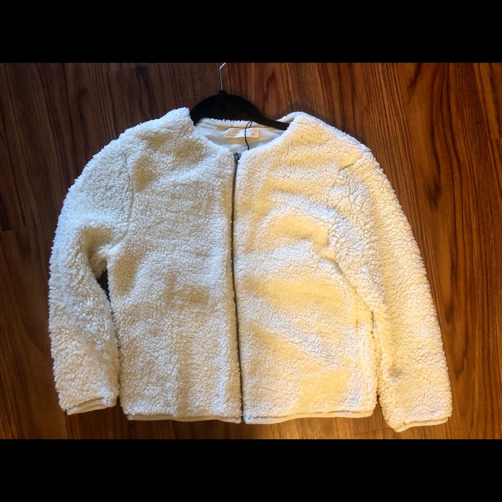 Faux fur Zara girls jacket